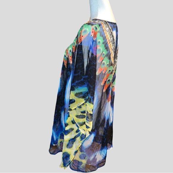 La Moda kaftan peacock style! New - Picture 8 of 12